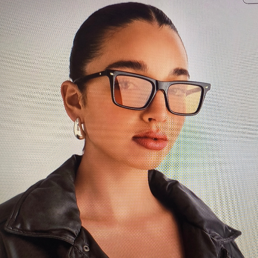 New Le Specs Broski Amber Tint Sunglasses